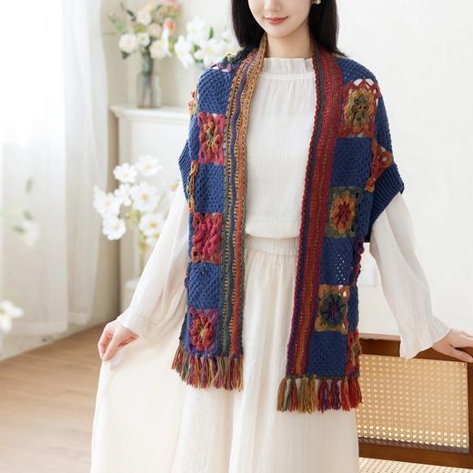 苏苏姐家卉蕊开衫手工diy钩针羊毛衣服外套毛线团自制材料包 商品图1