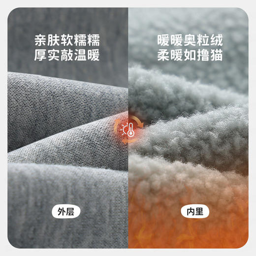 【加绒】【90-140】【MQDmini】男女童冬款保暖加绒卫裤 商品图5