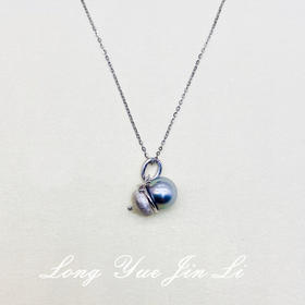 S925珍珠吊坠（海水大溪地）；9-10mm