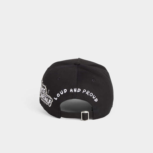 DSQUARED2 男士 Luca Magliano 联名 字母徽标印花棉质棒球帽 黑色 BCM0949 05C00001 2124 商品图1