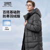 【门店同款&鸭绒】圣得西25年冬季新款黑色厚羽绒服保暖男士外套 商品缩略图1