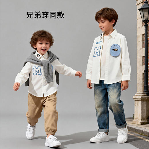 迪士尼男童长袖衬衫XD3DS023 商品图1