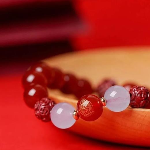 2026马年·十二生肖玛瑙玉髓朱砂手链 ，本命佛+朱砂+玛瑙+玉髓+搭配三和六和的专属生肖【预售2.24发货】 商品图7