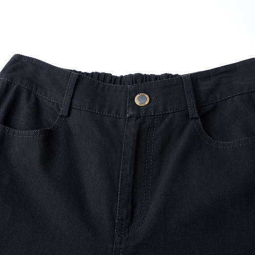 谜底工装直筒裤长裤2026年春季新品时髦洗水侧缝前移女261MK0069 商品图3