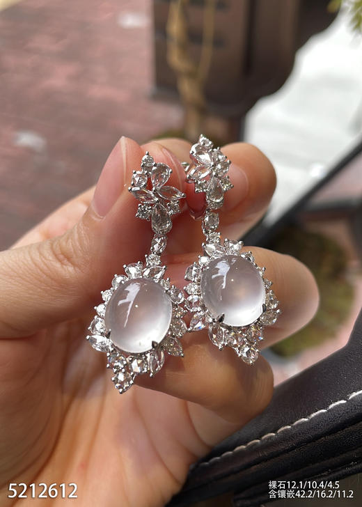 5212612，蛋面耳坠。具体价格微信咨询 商品图1