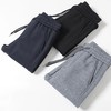 F011202加绒加厚冬季保暖简约基础百搭男士纯色休闲时尚卫裤长裤 商品缩略图9