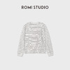 ROMI STUDIO“简约百搭”纯棉亲肤条纹撞色圆领长袖T恤 RWCSS87346 商品缩略图1