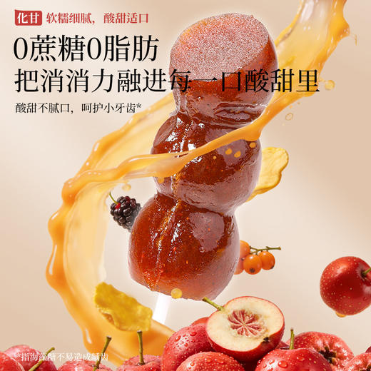 未零食养8串山楂六物糖葫芦24g 商品图2