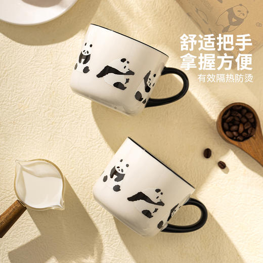 摩登主妇mototo熊猫陶瓷马克杯生日礼物水杯伴手礼杯子家用咖啡杯 商品图4