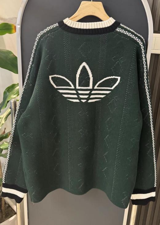 F011269撞色三叶草宽松剪裁针织套头毛衣男女同款 商品图14