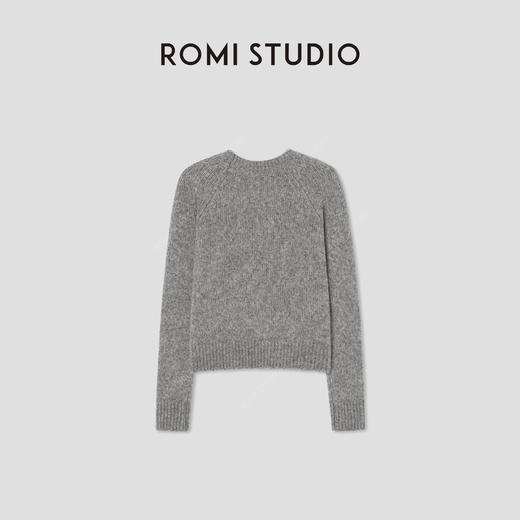 ROMI STUDIO“格雷高知”牦牛绒绵羊毛混纺软糯套头毛衫RW24AS90937 商品图2