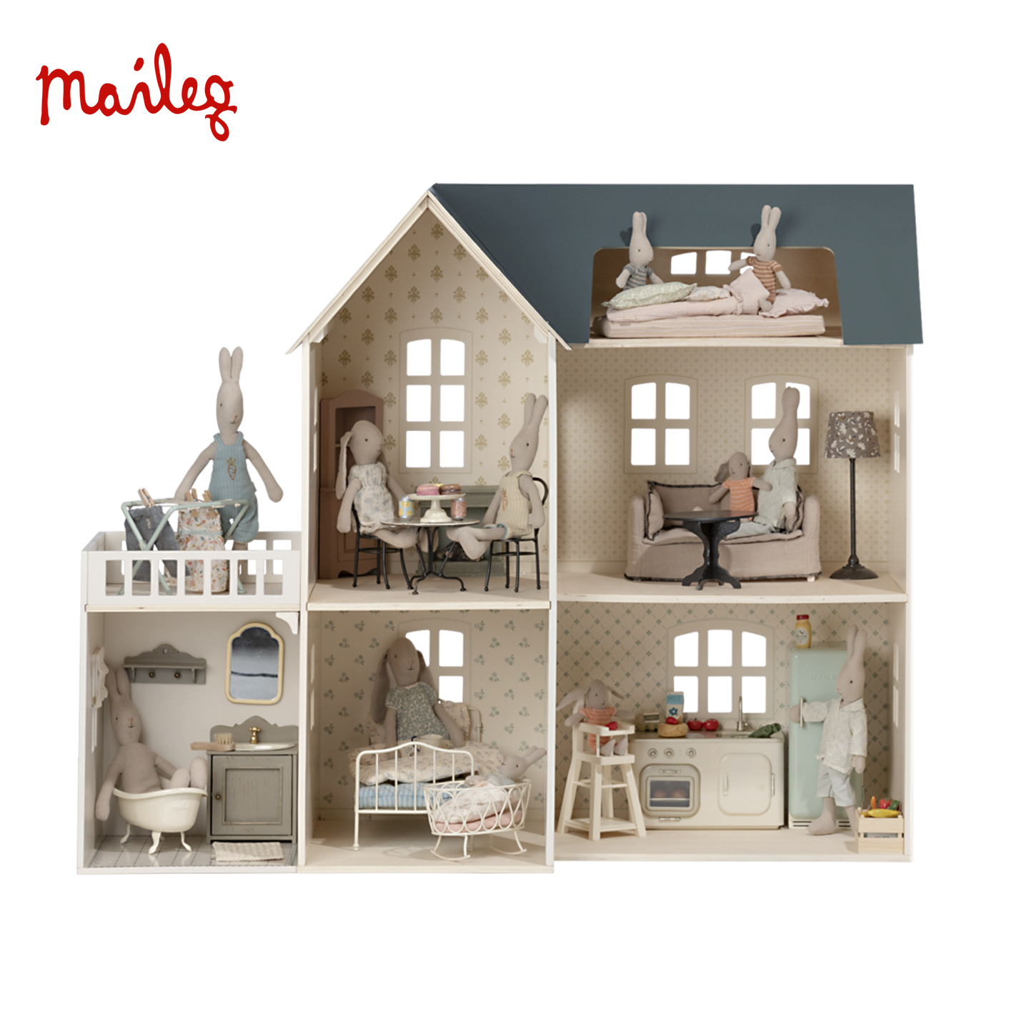 Maileg 娃娃屋套装 过家家玩具 迷你精致 北欧风创意设计 适合3岁以上 丹麦国宝级玩具品牌