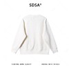 SDSA男士秋冬新款痞帅男装美式简约菱形刺绣字母圆领卫衣宽松百搭 商品缩略图5