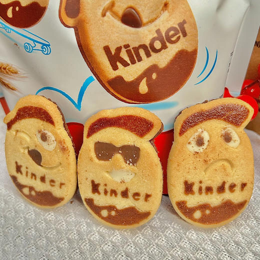 意大利健达Kinder可爱鬼脸牛奶巧克力饼干 商品图4