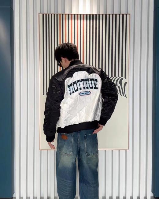 F011216新款拼色棒球服王嘉尔同款小棉服秋冬款 商品图6