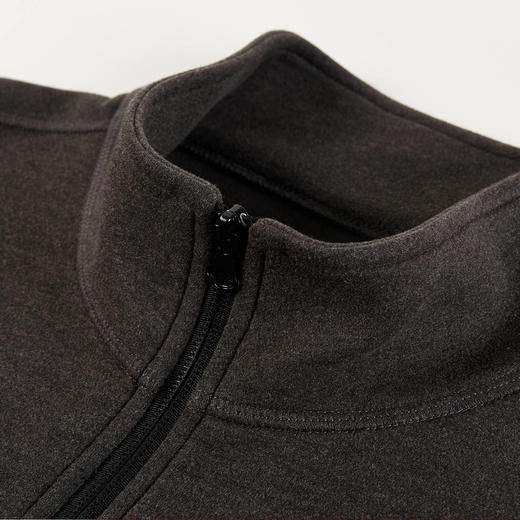 NPC潮牌羊毛混纺空气双面绒拉链半开襟抓绒卫衣套装NP5CST01&SP02 商品图2