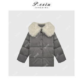 A002潘依绣丁丁宠粉冬季保暖时尚简约收腰羽绒外套Q2315