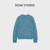 ROMI STUDIO 100%绵羊毛轻盈柔软复古圆领套头毛衫 RWDSST1829 商品缩略图2