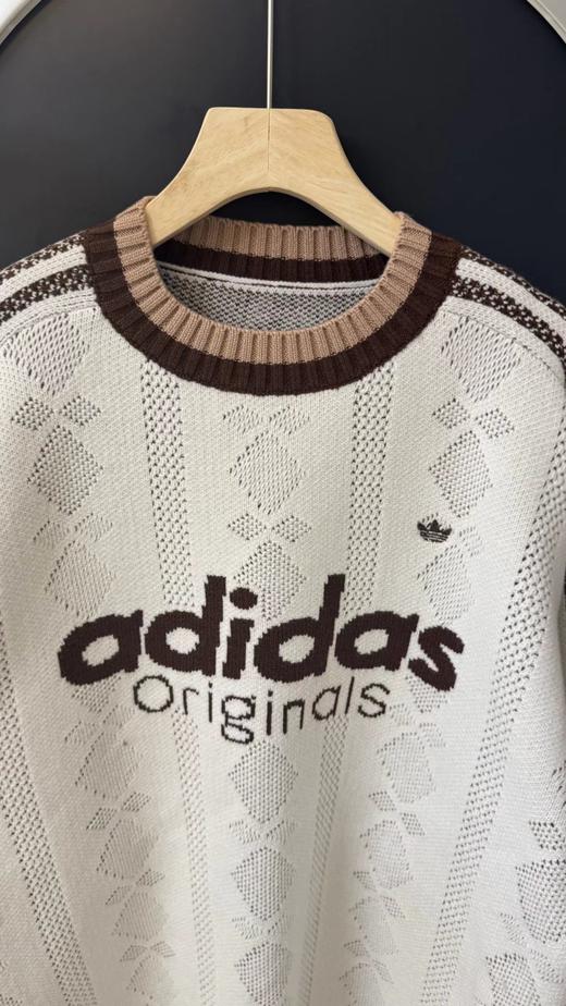 F011269撞色三叶草宽松剪裁针织套头毛衣男女同款 商品图11