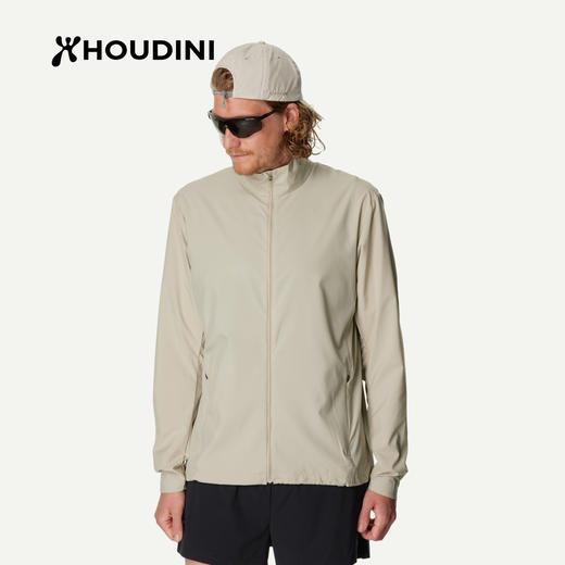 HOUDINI胡丁尼PaceTrail疾速户外26春夏新男立领骑行跑步防风夹克 810058 商品图0