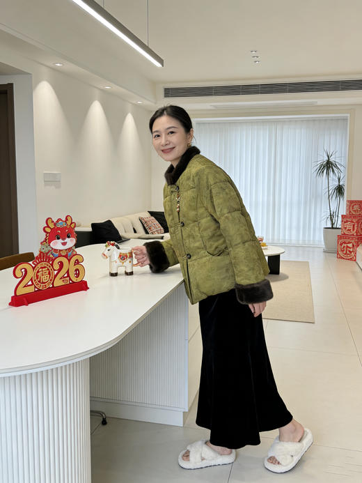 妈妈婆婆新年仪式感加绒夹棉厚款国风棉服 商品图13