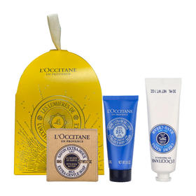 【保税直发】Loccitane 欧舒丹 乳木果礼品套装(乳木果滋养润肤霜20ml+乳木果护手霜30ml+乳木果牛奶皂50g) 【2028/3/12】