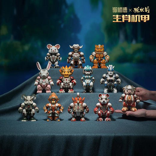 铜师傅 正版授权《生肖机甲（大号彩绘版）》机甲模型手办摆件 商品图5