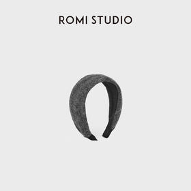 ROMI STUDIO“视觉魔法”羊毛混纺高颅顶立体宽边发箍 RWCWP07519