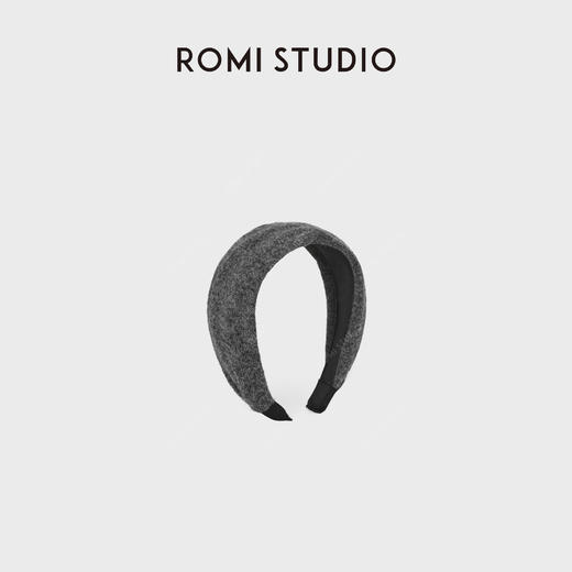 ROMI STUDIO“视觉魔法”羊毛混纺高颅顶立体宽边发箍 RWCWP07519 商品图0