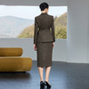 IWY/卡其绿西装套裙女气质通勤职业装高级感秋冬羊毛正装工作服25CS899 商品缩略图3