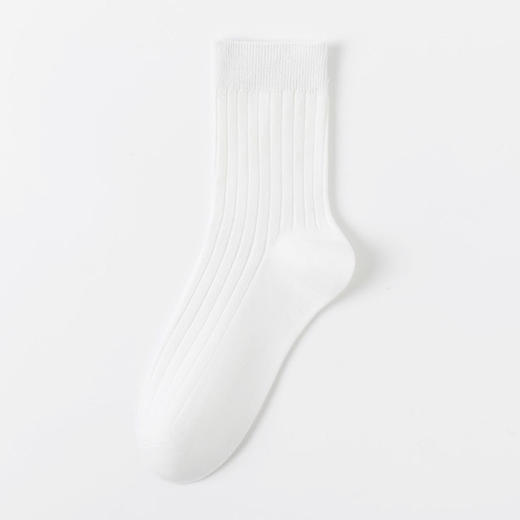 基础-简约百搭双针坑条设计男袜中袜-纪念日百货门店同款169151576 商品图4