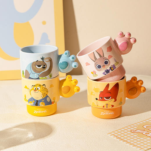 摩登主妇疯狂动物城马克杯生日礼物情侣水杯家用陶瓷喝水咖啡杯子 商品图1