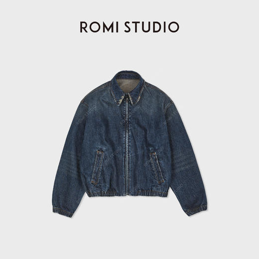 ROMI STUDIO“复古丹宁”100%斜纹棉水洗牛仔夹克外套 RWDSWY1683 商品图4