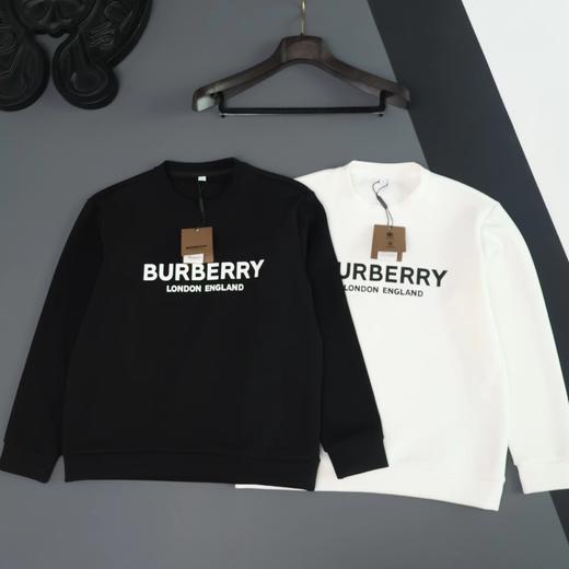 F011280胸前字母logo两色情侣款圆领卫衣 商品图1