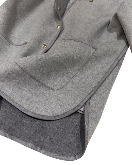 女款羊毛呢羽绒二合一外套hu018 商品图3