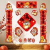 【春节！新款12件装磁吸对联套礼盒装】马年磁吸对联 春节过年家用 福字入户门新年贴 装饰布置春联 商品缩略图3