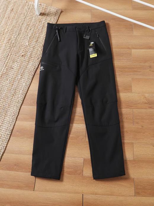 F011276冬季户外防风防水立体褶皱设计软壳休闲长裤 商品图5