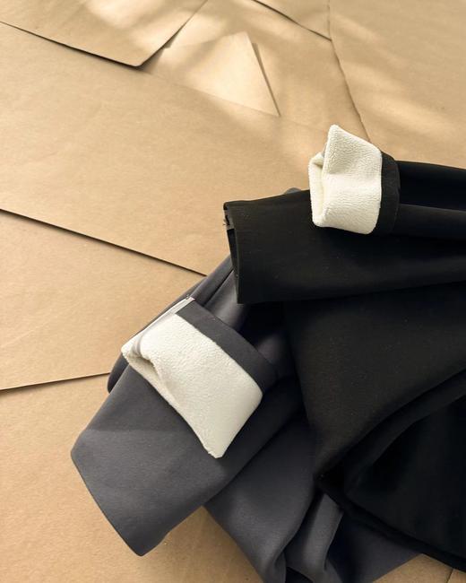 F011248女款厚抓绒裤中层保暖修身吸湿排汗户外运动瑜伽裤 商品图8