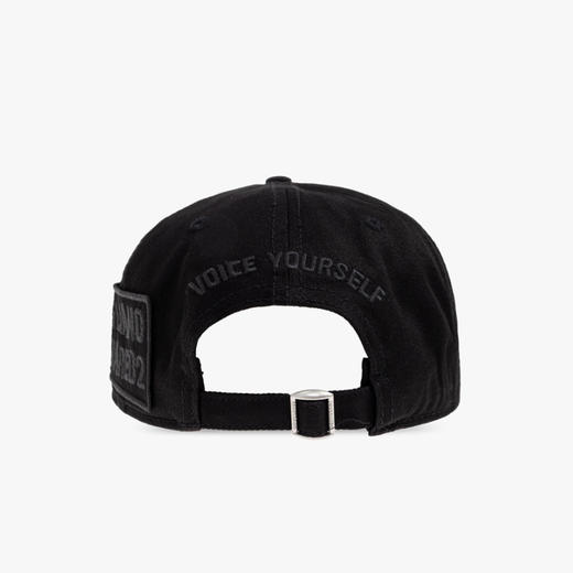 DSQUARED2 男士 MAGLIANO联名 徽标贴片棉质棒球帽 黑色 BCM0948 05C00001 2124 商品图1