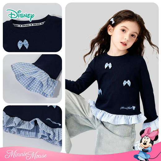 迪士尼女童长袖T恤ZD1FS010 商品图6