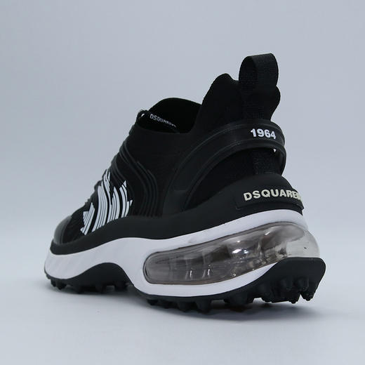 DSQUARED2 男士 Bubble系列 枫叶徽标休闲运动鞋 黑色 SNM0446 59208414 M1507 商品图5