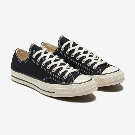 【店庆提前购】【9折】 7楼CONVERSE匡威1970s三星黑标黑色低帮帆布鞋162058 吊牌价549元折后价494 商品图3