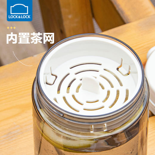6943819158156 乐扣乐扣Lock&Lock 大容量提手户外运动水壶大肚杯塑料吸管水杯便携男女吸管杯【白色1500ml】 商品图4