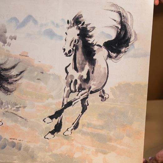 “国企监制加盖徐悲鸿原章”徐悲鸿家族认证 徐悲鸿“原章”系列<<徐悲鸿十骏图>>钞券画 大尺寸 可挂客厅书房办公室 商品图10