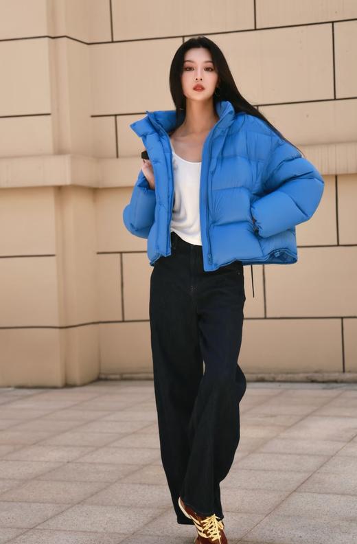 波司登同款三防同里同料时尚小龟背白鹅绒羽绒服 商品图13