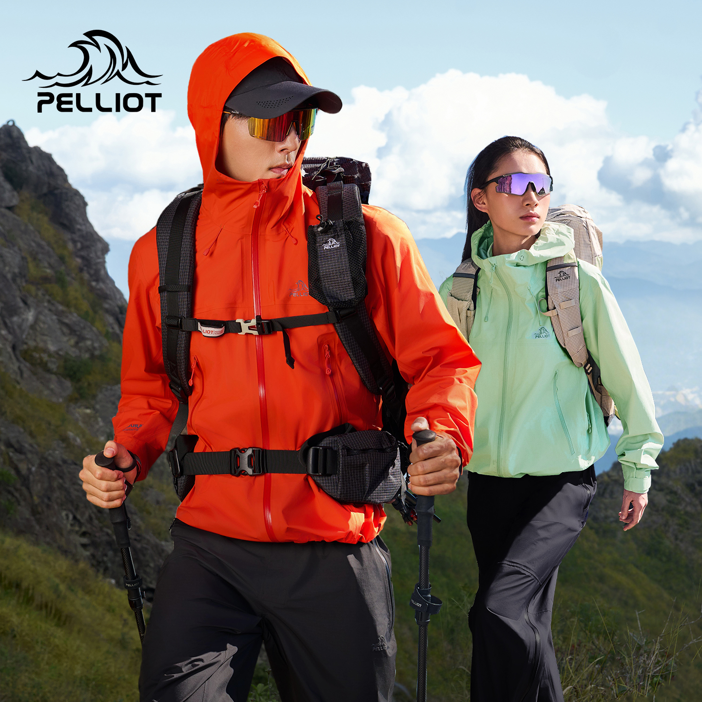 【雪壳LT】伯希和硬壳冲锋衣20D CORDURA超轻量户外防水登山外套