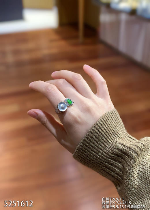 5251612，平安扣戒指。具体价格微信咨询 商品图4