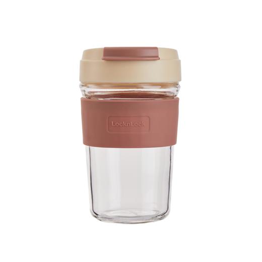 6943819158071 乐扣乐扣Lock&Lock 460ml便携咖啡杯牛奶杯耐热玻璃杯子女便携咖啡杯男水杯夏女 商品图0