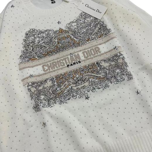 F011213节日限定大刺绣贴钻针织女款圆领毛衣 商品图13