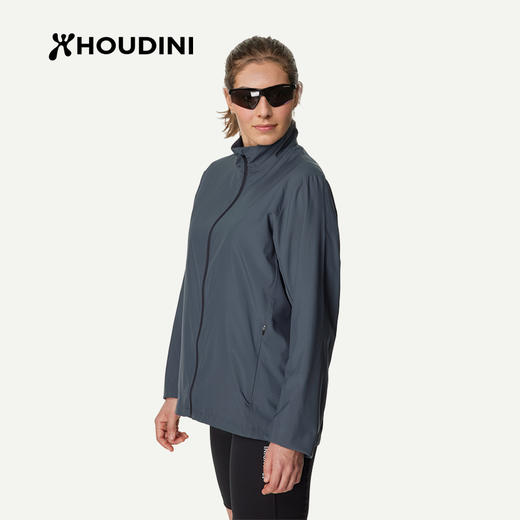 HOUDINI胡丁尼 Pace Trail 疾速户外26春夏新女立领骑行跑步防风夹克 810060 商品图6